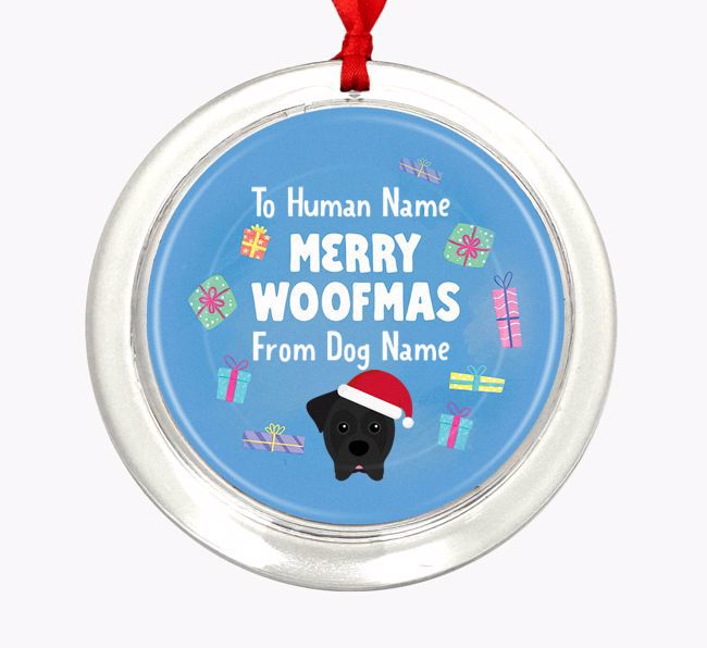 Merry Woofmas: {breedFullName} Christmas Decoration